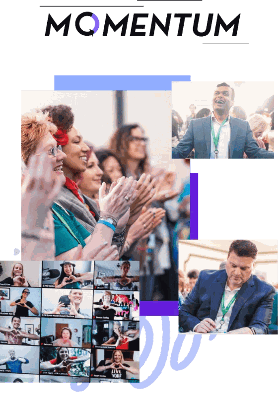 Momentum students at live events