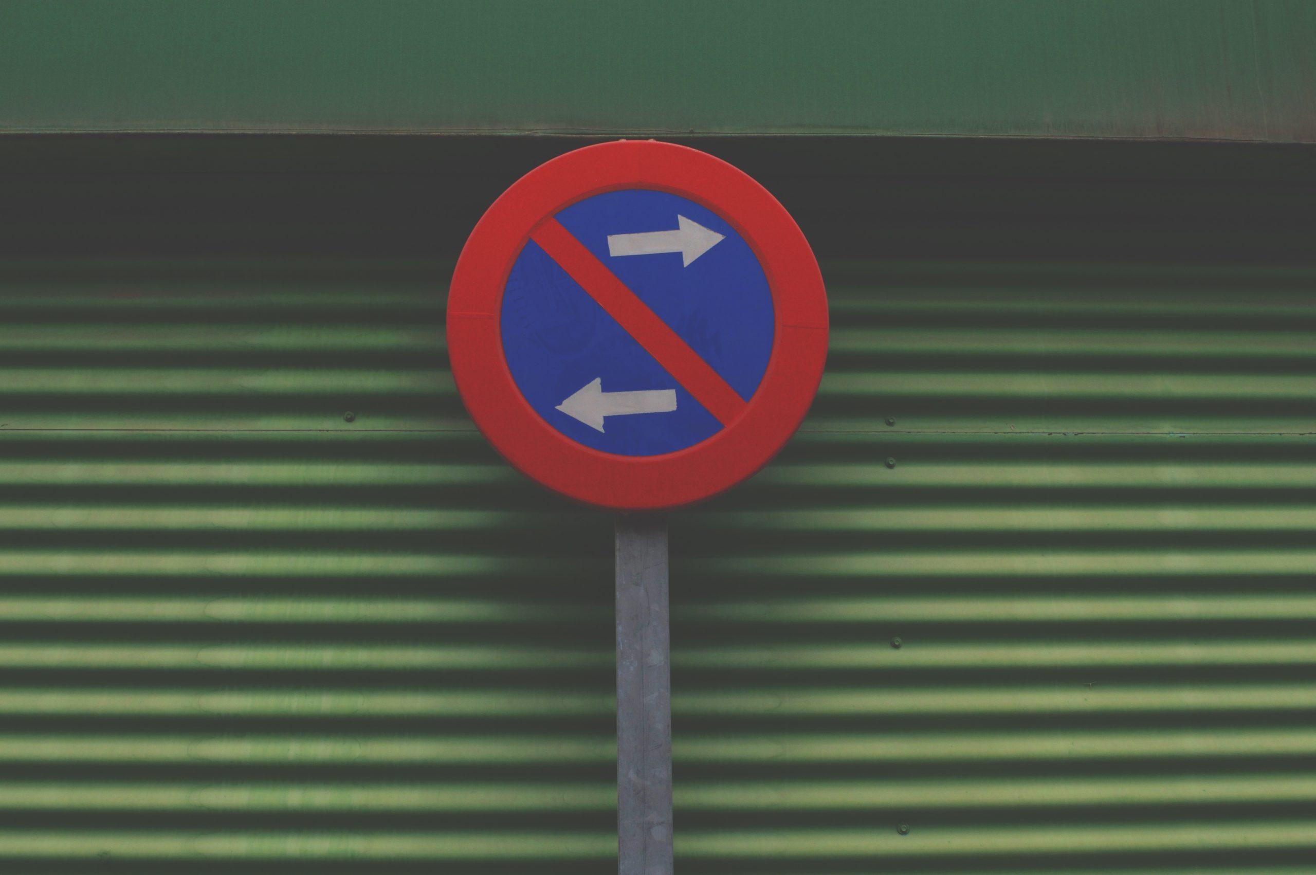 stop direction A B