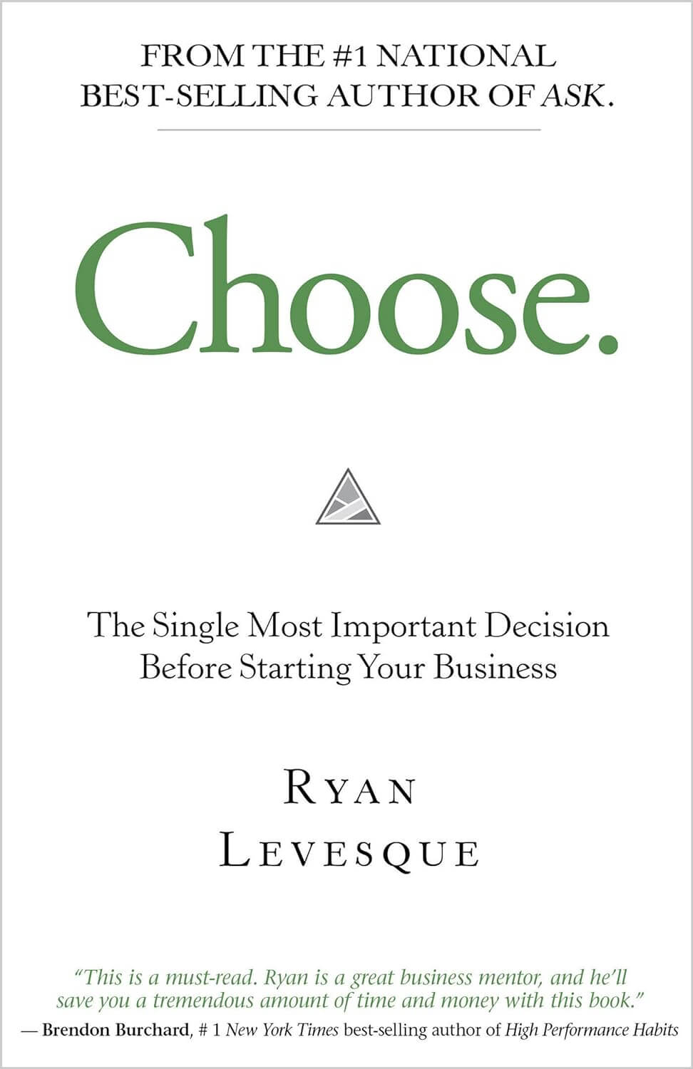 The Single Most Important Decision Before Starting Your Business by Ryan Levesque