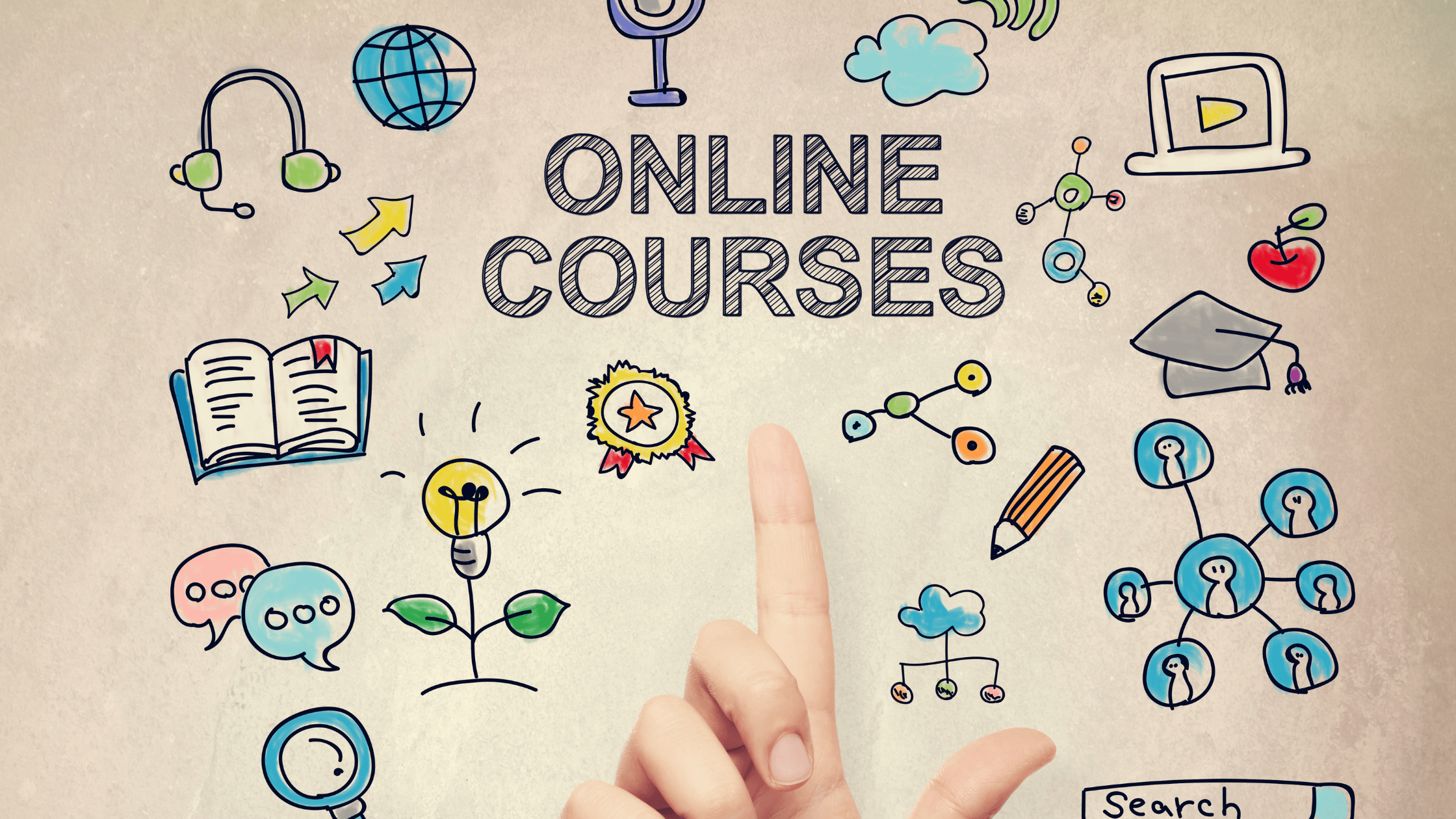 collage - online course